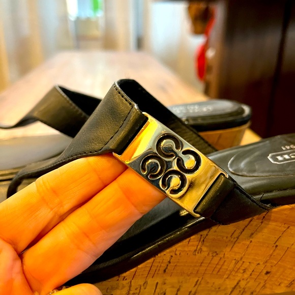 Coach wedge sandals size 8 - Picture 3 of 5